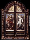 Triptych Paintings - Triptych by Annibale Carracci